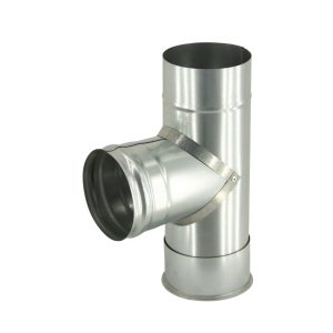 کاربرد و نکات نصب سه راهی لوله بخاری گالوانیزه در مسیرهای گرمایشی و دودکش ‌ها